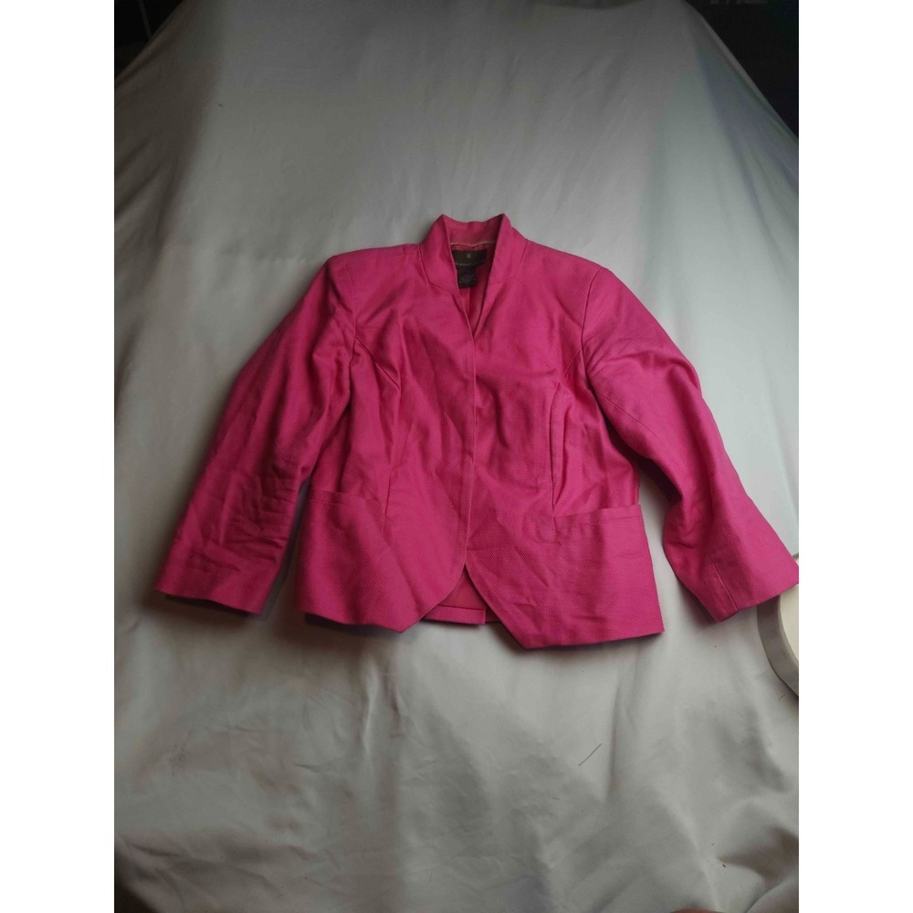 Fenn Wright Manson Blazer Jacket Womens Size 8 Pink Structured Career Office